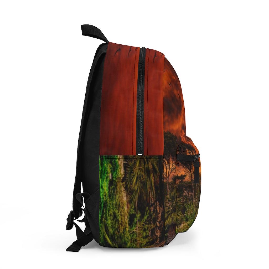 Dinosaur Tropical Paradise Backpack - Swishgoods