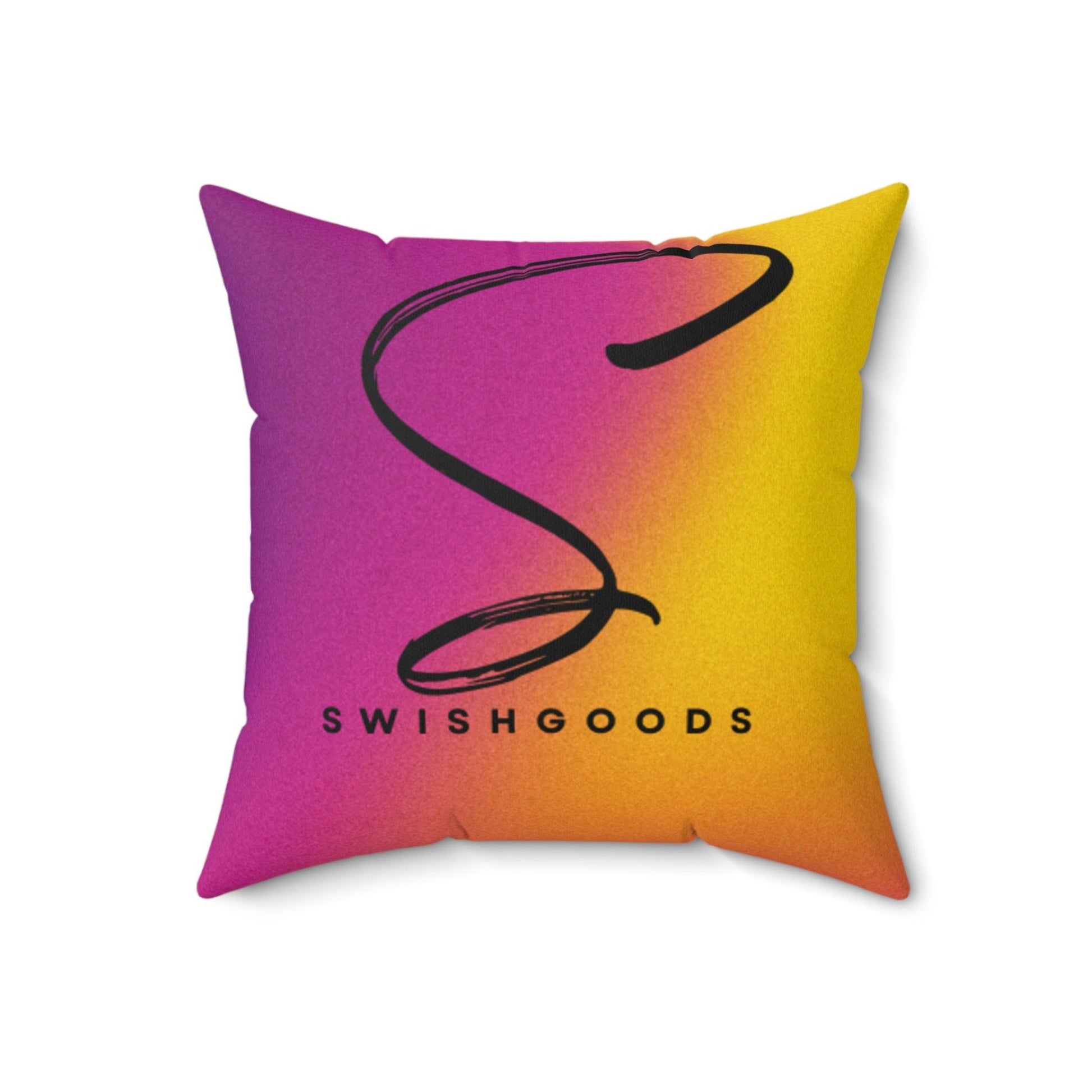 Spun Polyester Square Pillow - Swishgoods