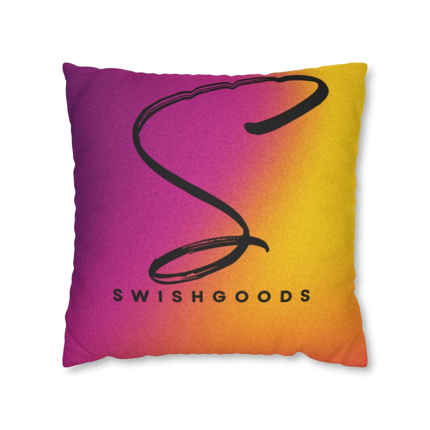 Spun Polyester Square Pillow Case - Swishgoods