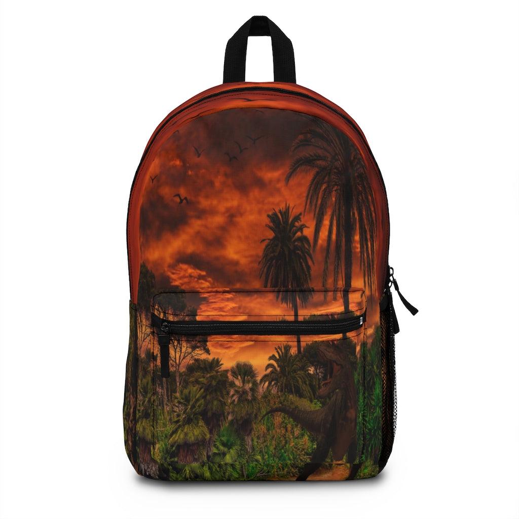 Dinosaur Tropical Paradise Backpack - Swishgoods