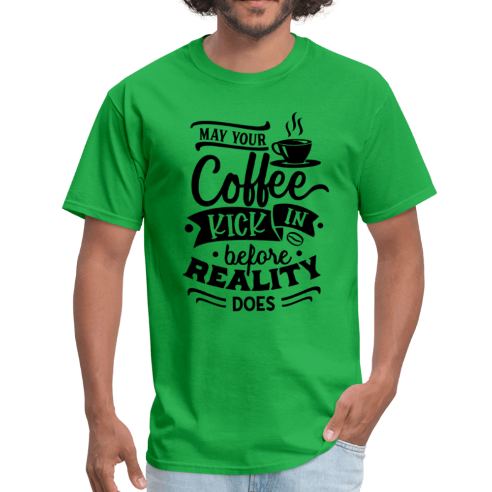 Coffee Before Reality T-Shirt - Swishgoods