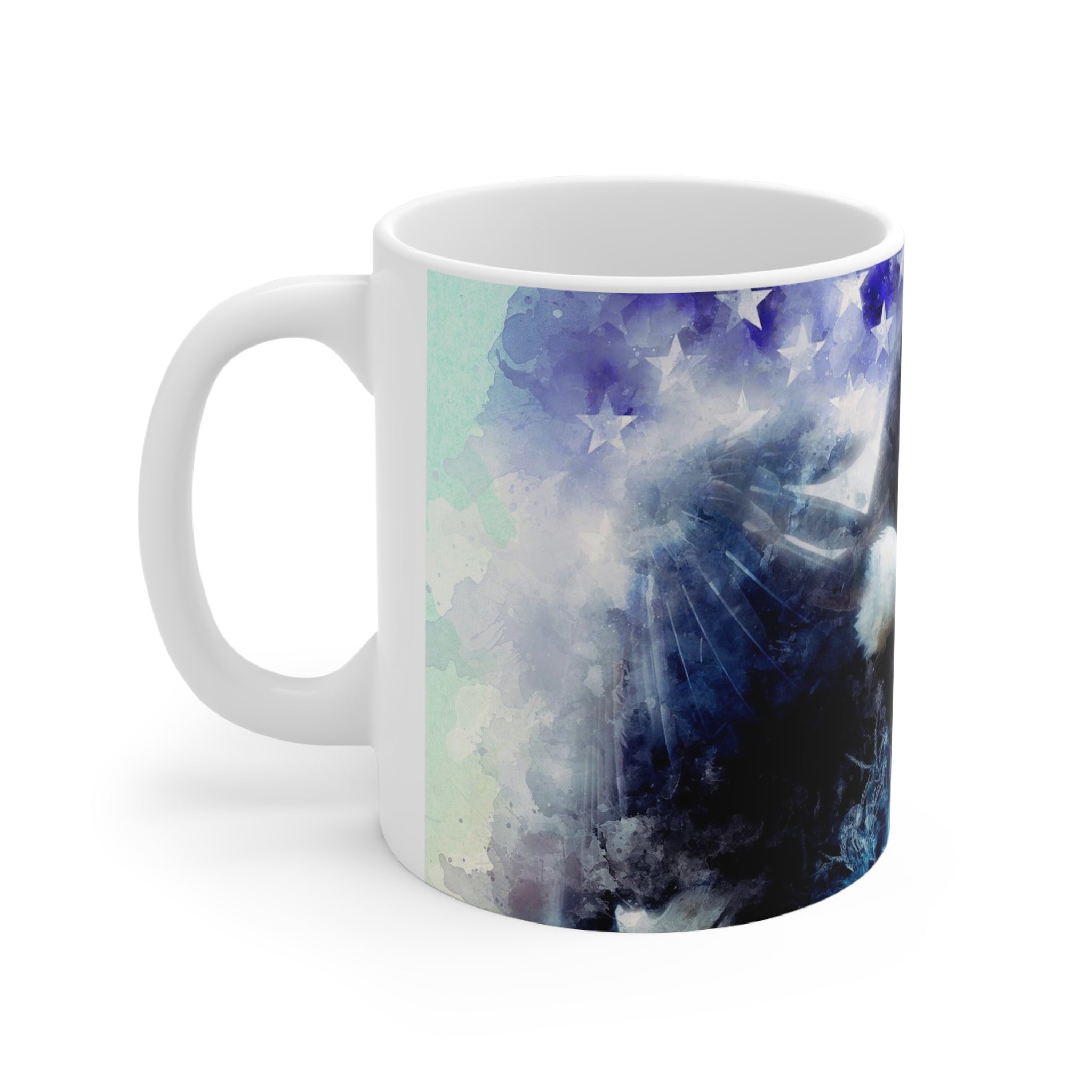 Flying Eagle on Flag Coffee Mug