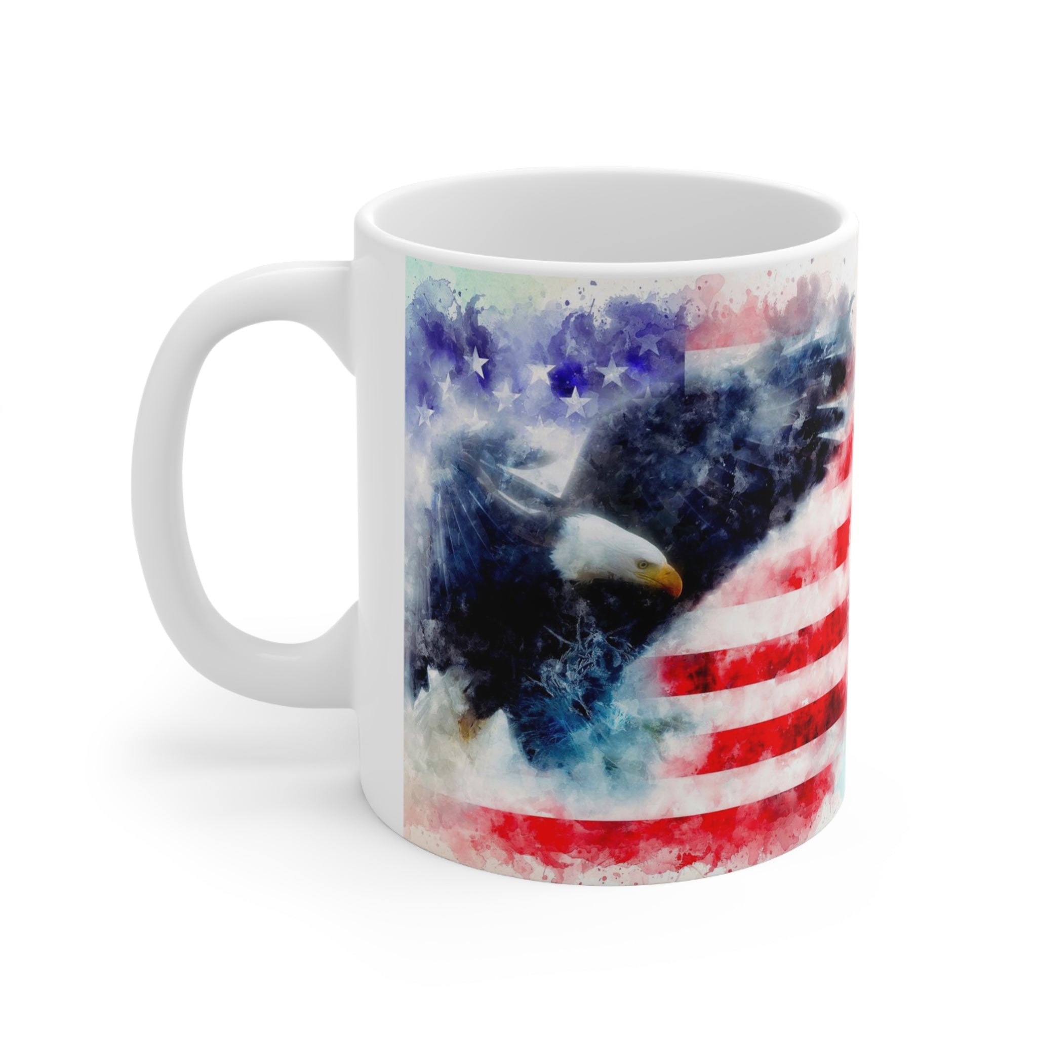 Double Eagle on Flag Coffee Mug