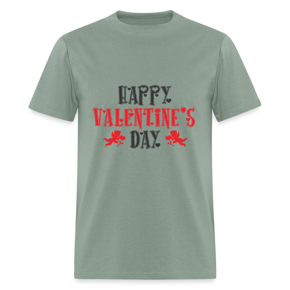 Valentine's Day Cupid T-Shirt - sage