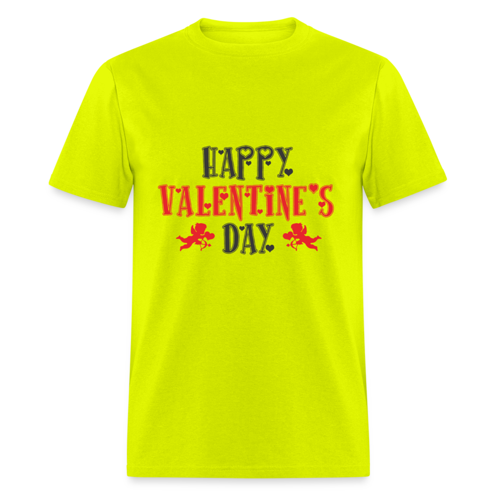 Valentine's Day Cupid T-Shirt - safety green