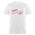 Valentin's Day T-Shirt - light heather gray