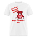 Valentines Bear T-Shirt - white