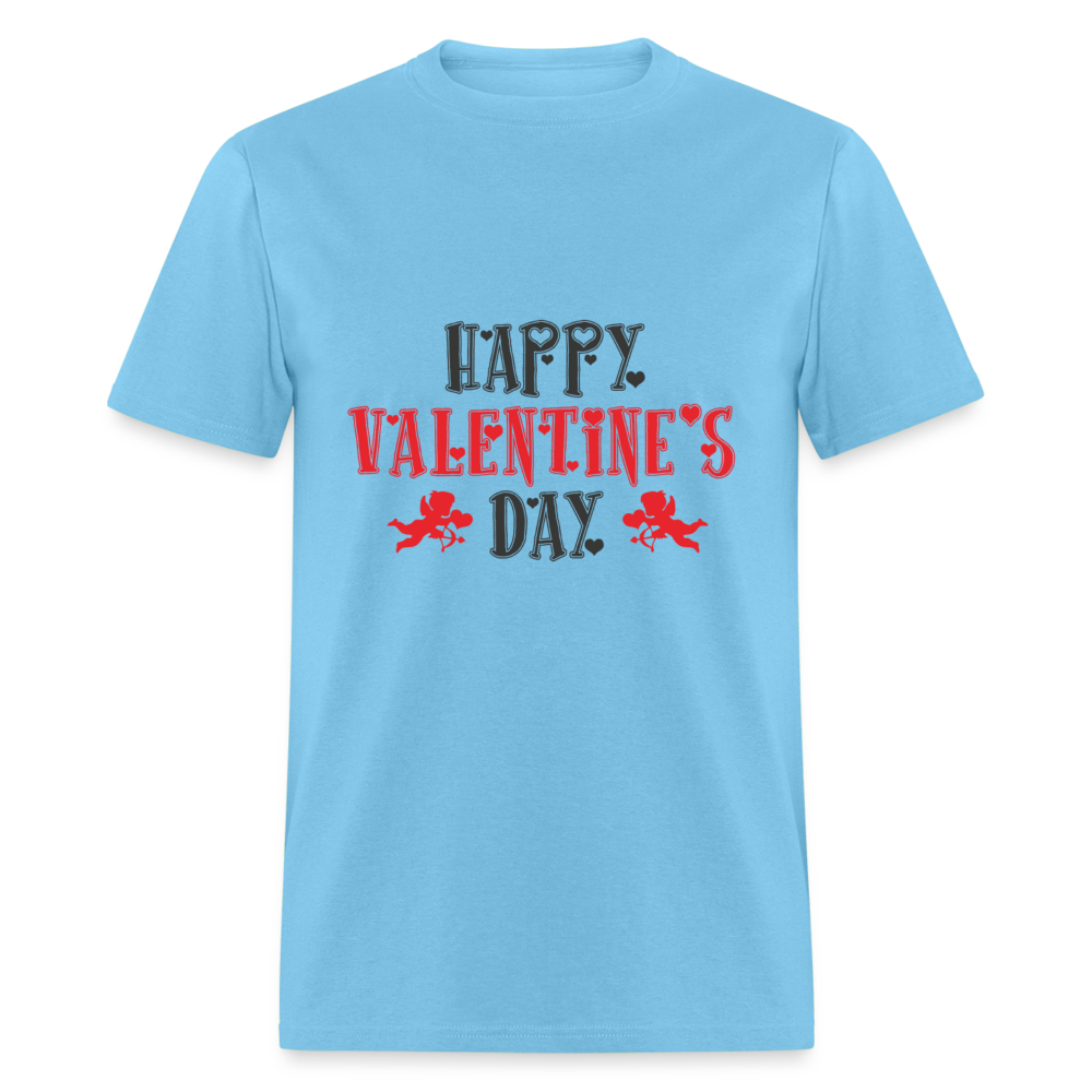 Valentine's Day Cupid T-Shirt - aquatic blue