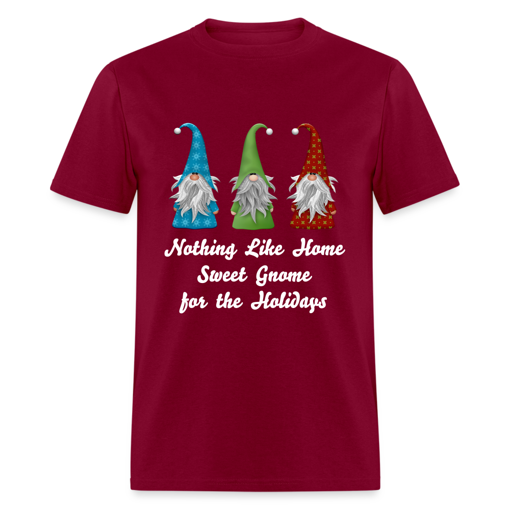 Home Sweet Gnome Holidays - burgundy