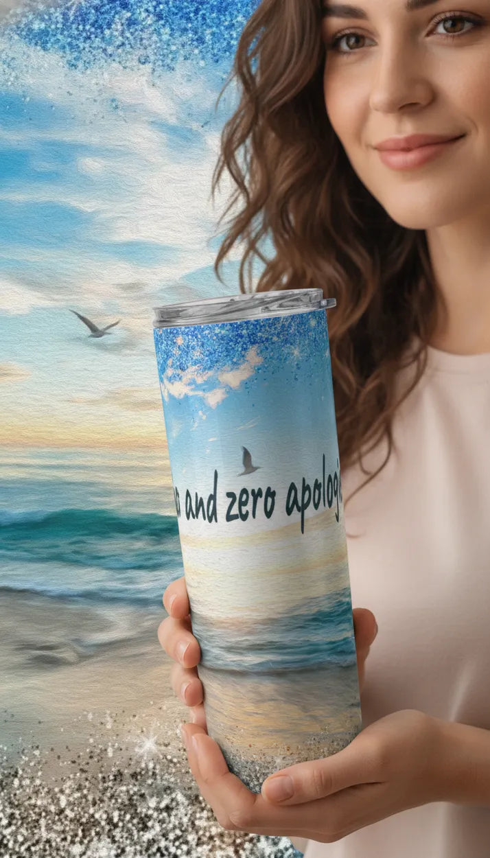 Surf Drama Skinny Tumbler