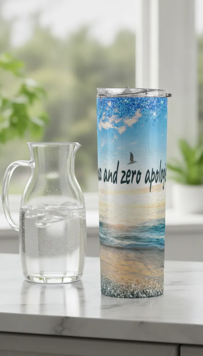 Surf Drama Skinny Tumbler