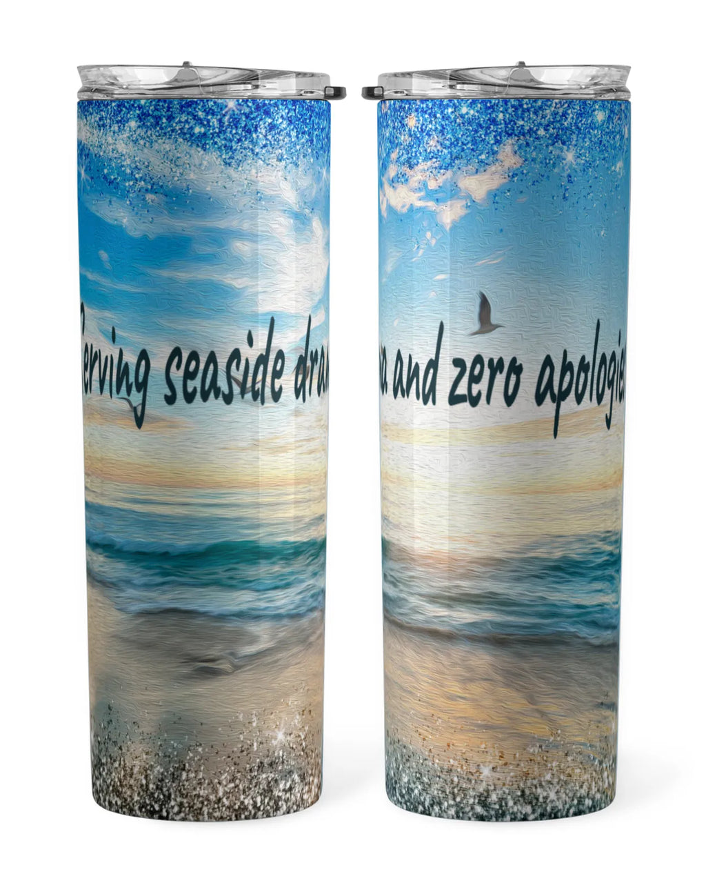 Surf Drama Skinny Tumbler