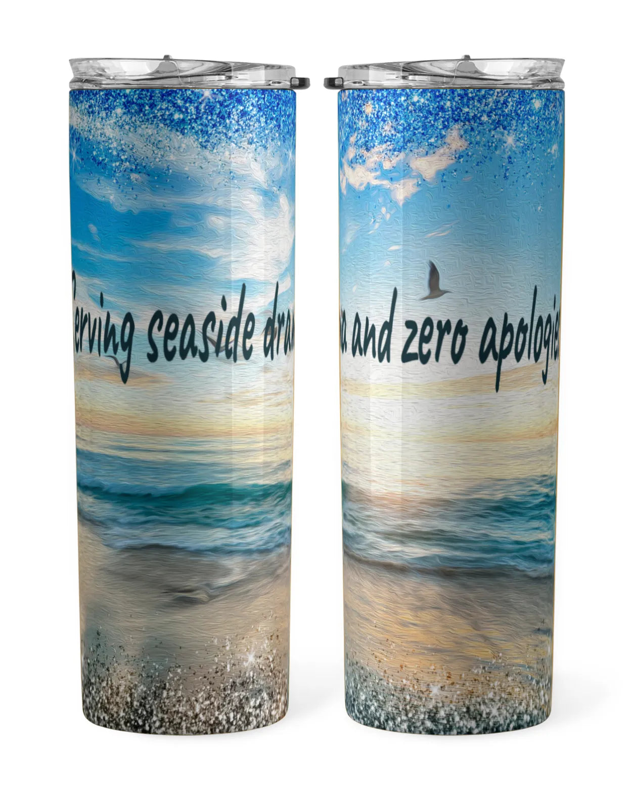 Surf Drama Skinny Tumbler