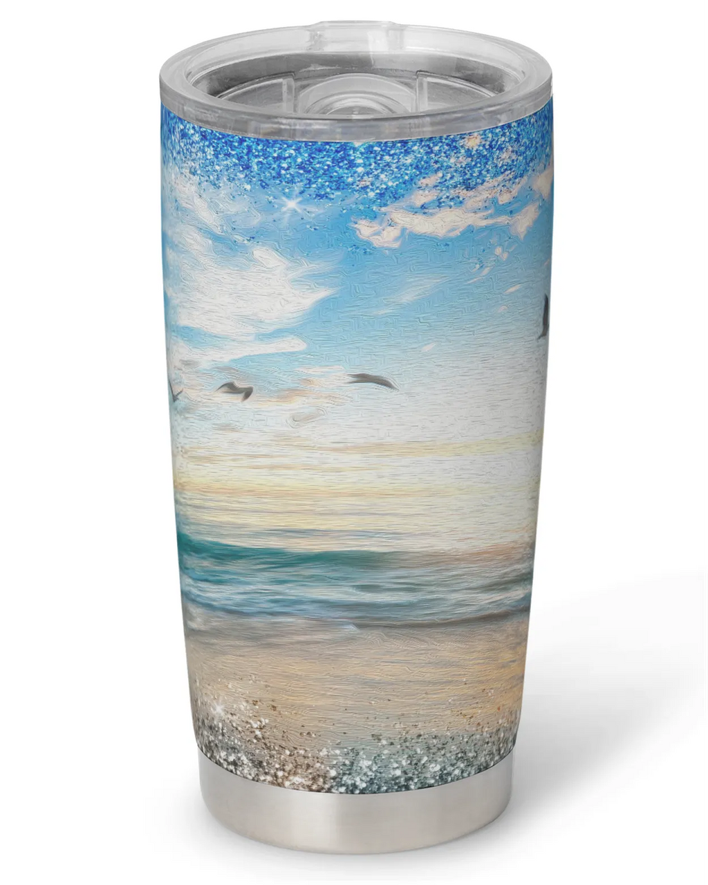 Birds at the Ocean Tumbler