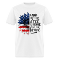 Land of the Free Unisex T-Shirt - white
