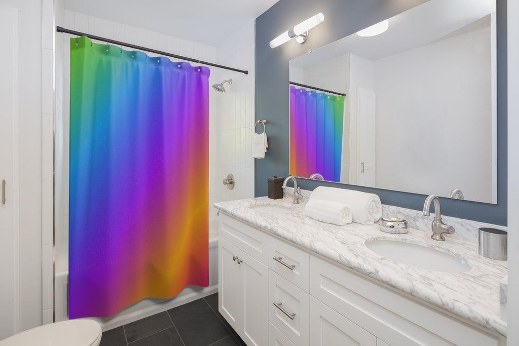 Rainbow Brightly Shower Curtain - Swishgoods