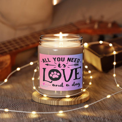 Love and a Dog Scented Candle - Swishgoods