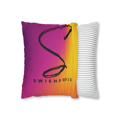 Spun Polyester Square Pillow Case - Swishgoods