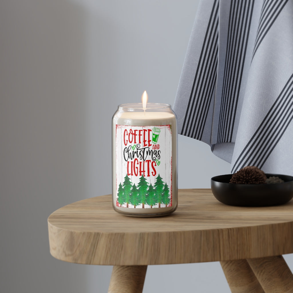 Coffee and Lights Holiday Scented Candle - Swishgoods