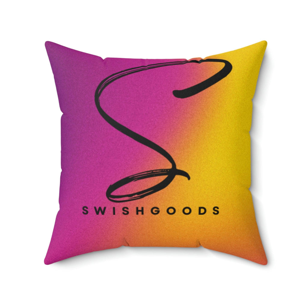 Spun Polyester Square Pillow - Swishgoods
