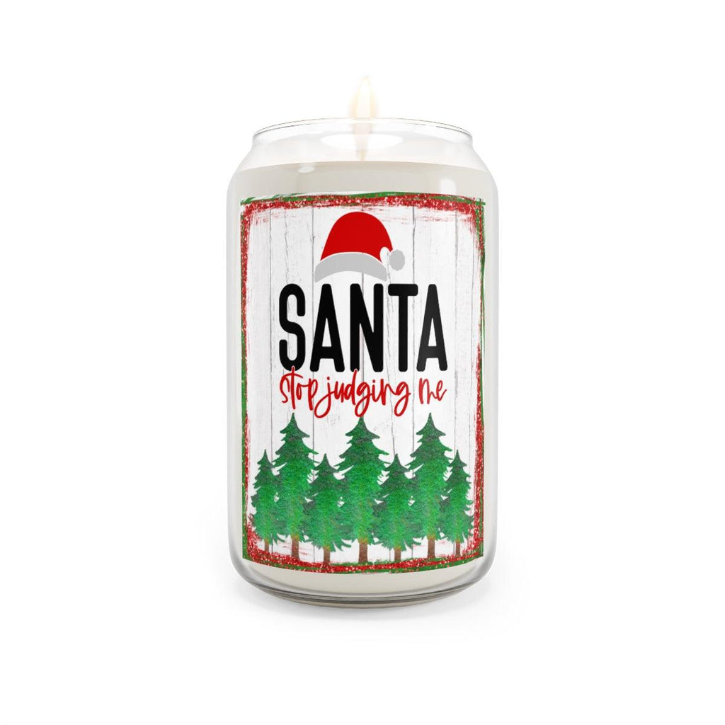 Santa Stop Judging Scented Candle - Swishgoods