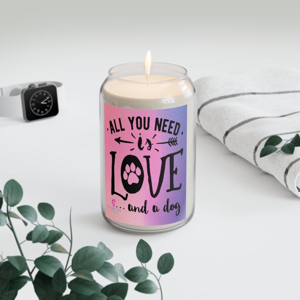 Love and a Dog Scented Candle - Swishgoods