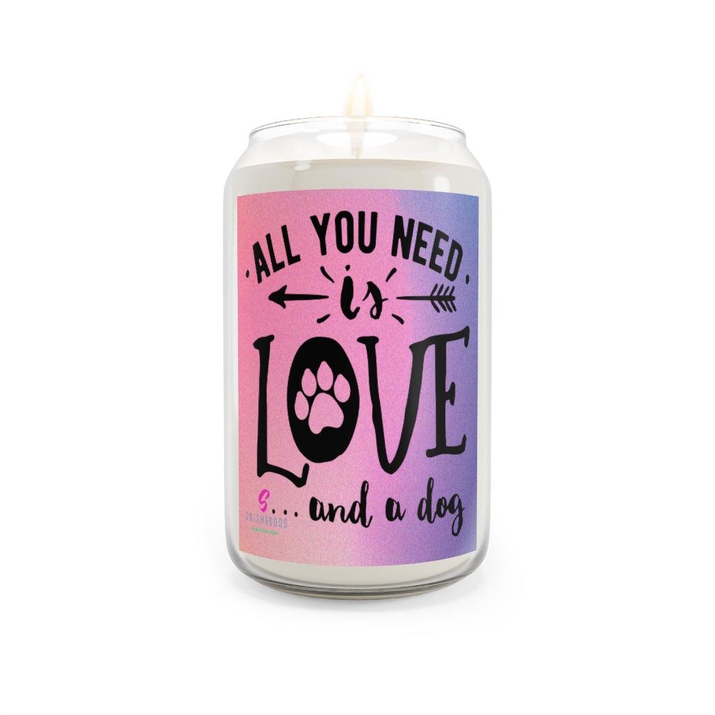 Love and a Dog Scented Candle - Swishgoods