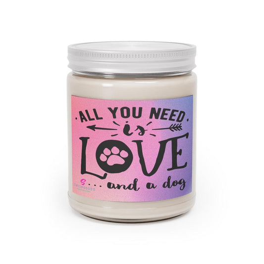 Love and a Dog Scented Candle - Swishgoods