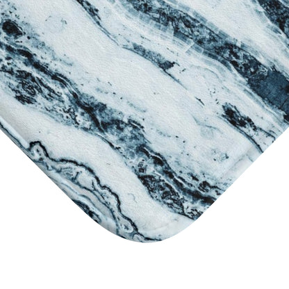 Spatial Blues Bath Mat - Swishgoods