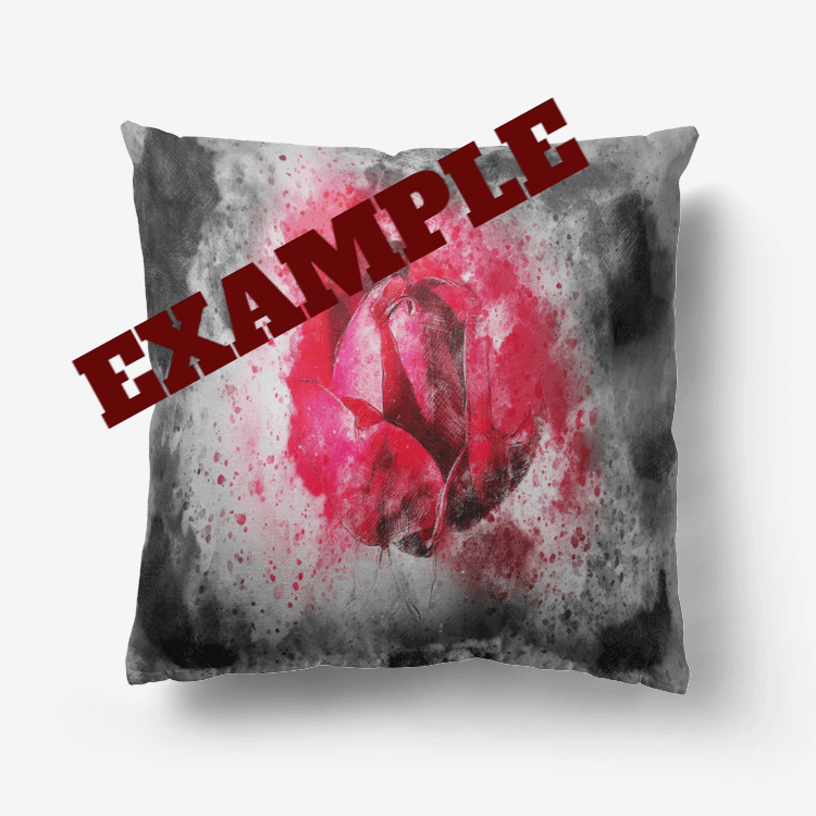 Spun Polyester Square Pillow Case - Swishgoods