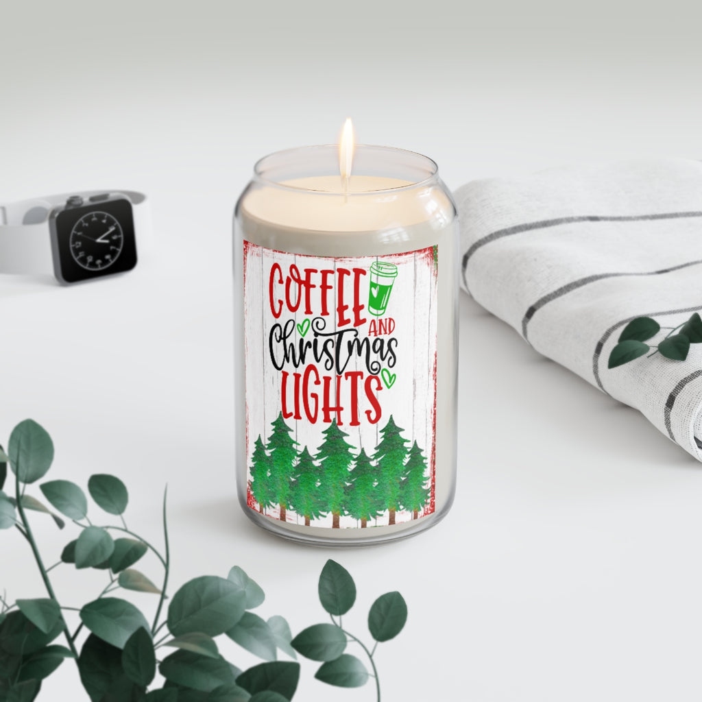 Coffee and Lights Holiday Scented Candle - Swishgoods