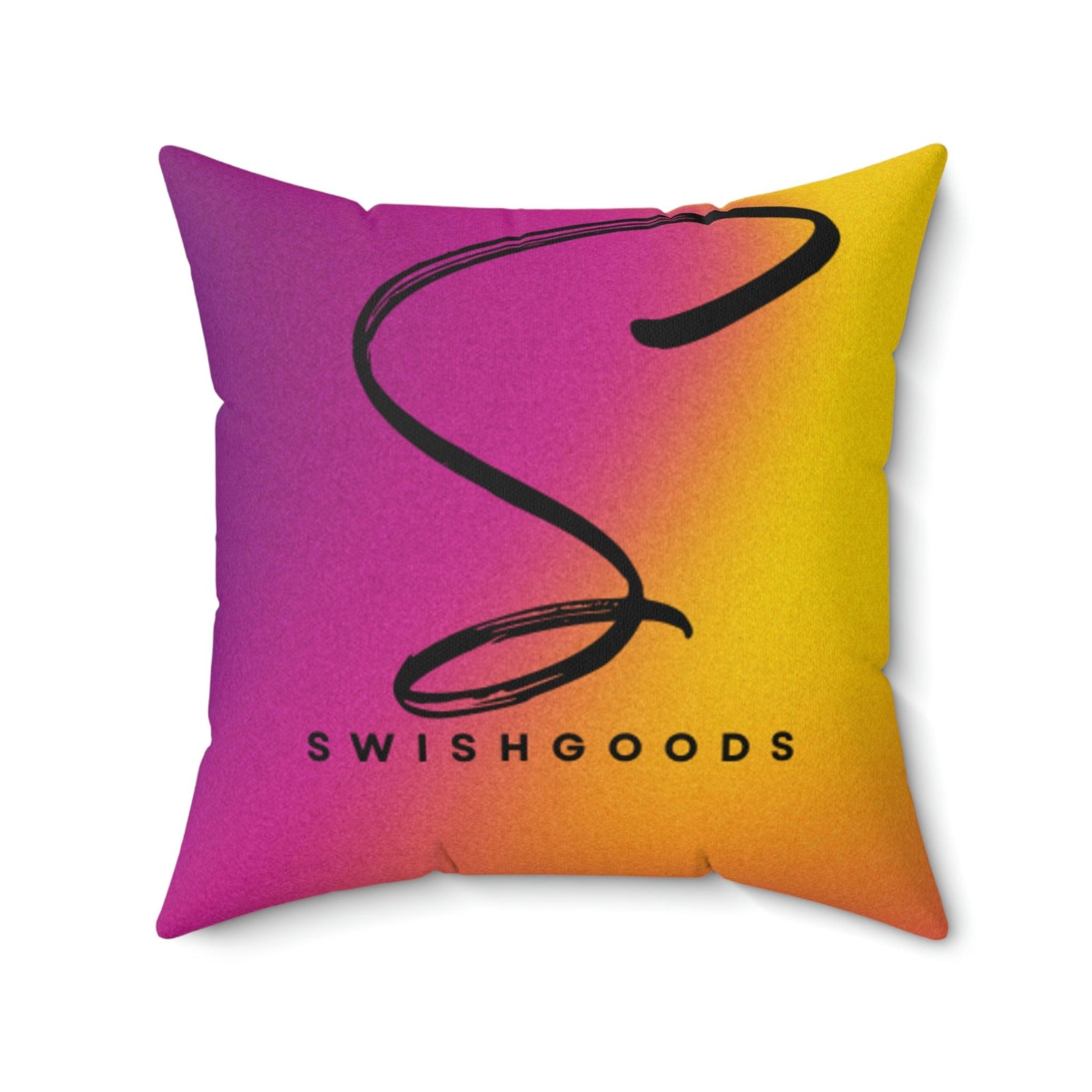 Spun Polyester Square Pillow - Swishgoods