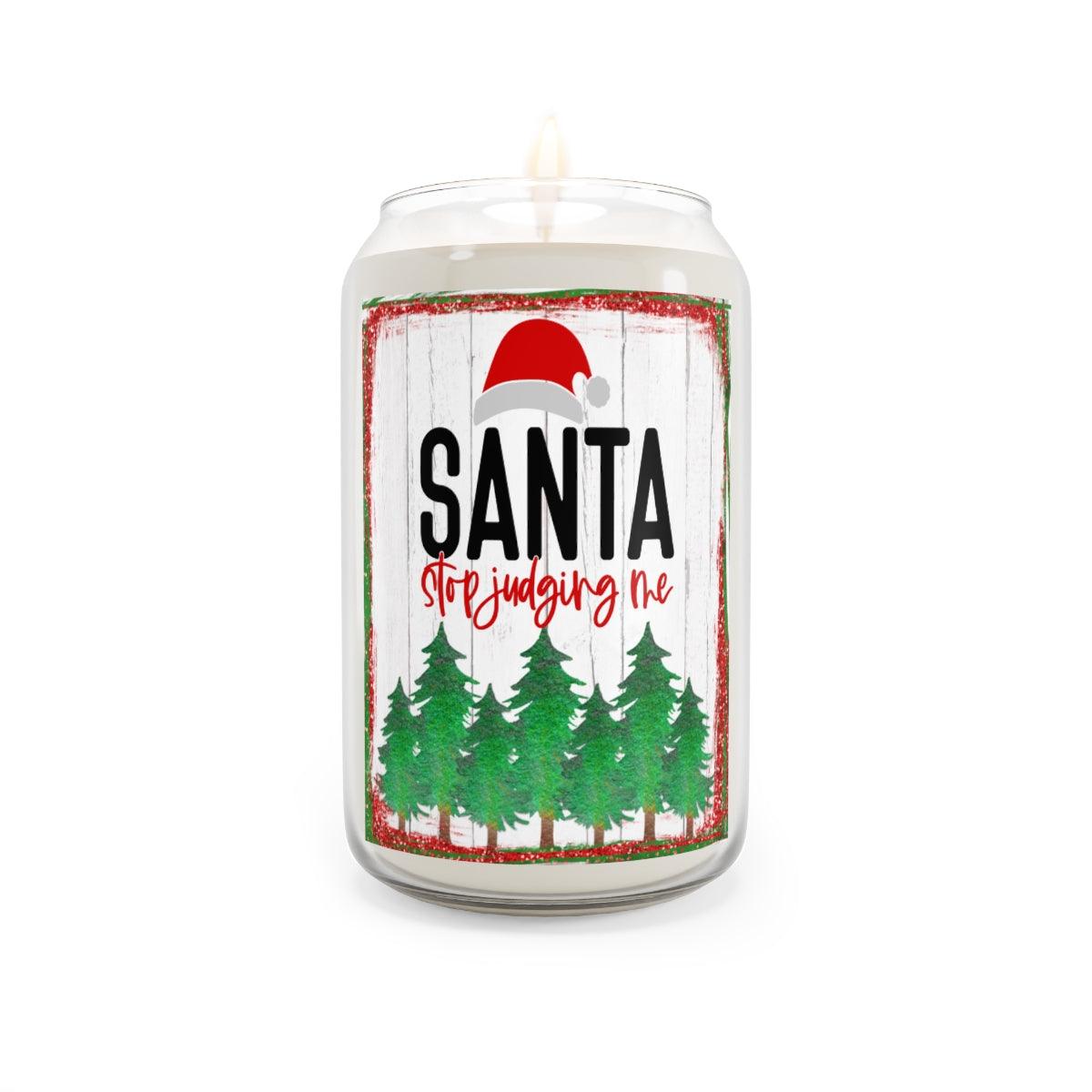 Santa Stop Judging Scented Candle - Swishgoods