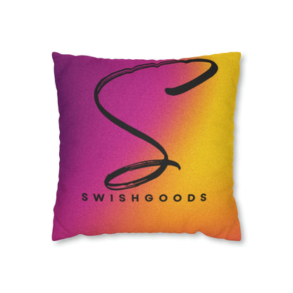 Spun Polyester Square Pillow Case - Swishgoods