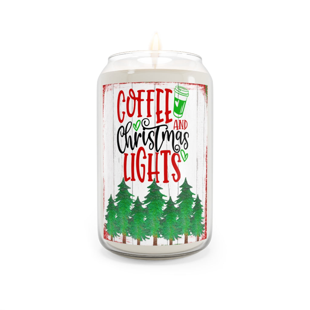 Coffee and Lights Holiday Scented Candle - Swishgoods