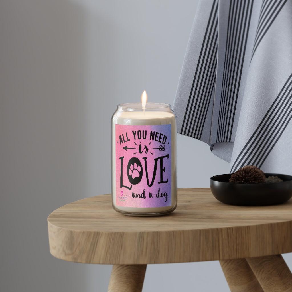 Love and a Dog Scented Candle - Swishgoods