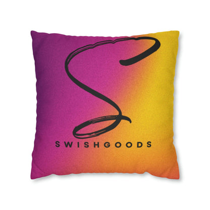 Spun Polyester Square Pillow Case - Swishgoods