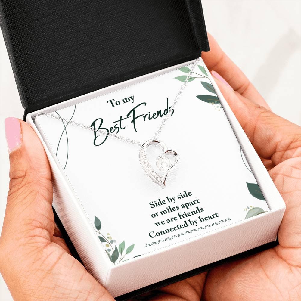 Best Friends Connected by Heart Necklace - Swishgoods