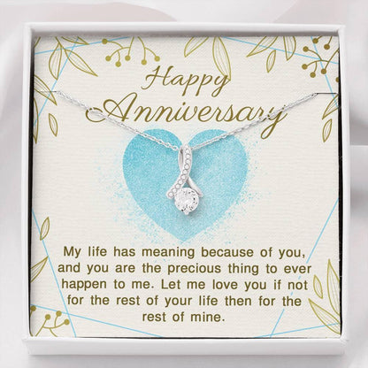 Anniversary of Giving my Life Meaning Necklace - Swishgoods