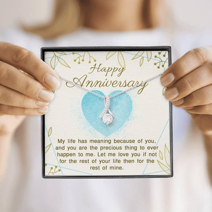 Anniversary of Giving my Life Meaning Necklace - Swishgoods