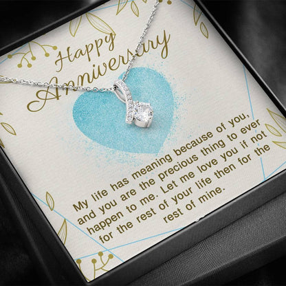 Anniversary of Giving my Life Meaning Necklace - Swishgoods