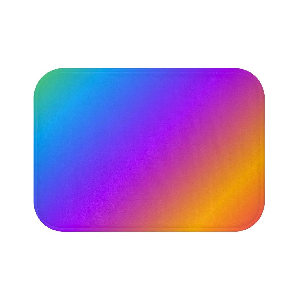Rainbow Brightly Bath Mat - Swishgoods