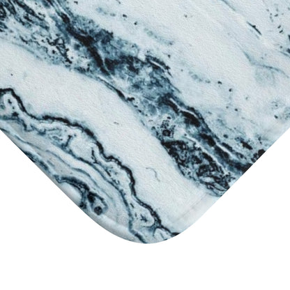 Spatial Blues Bath Mat - Swishgoods