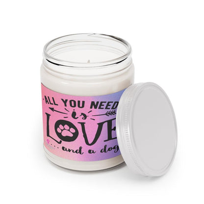 Love and a Dog Scented Candle - Swishgoods