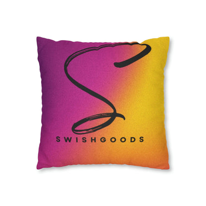 Spun Polyester Square Pillow Case - Swishgoods