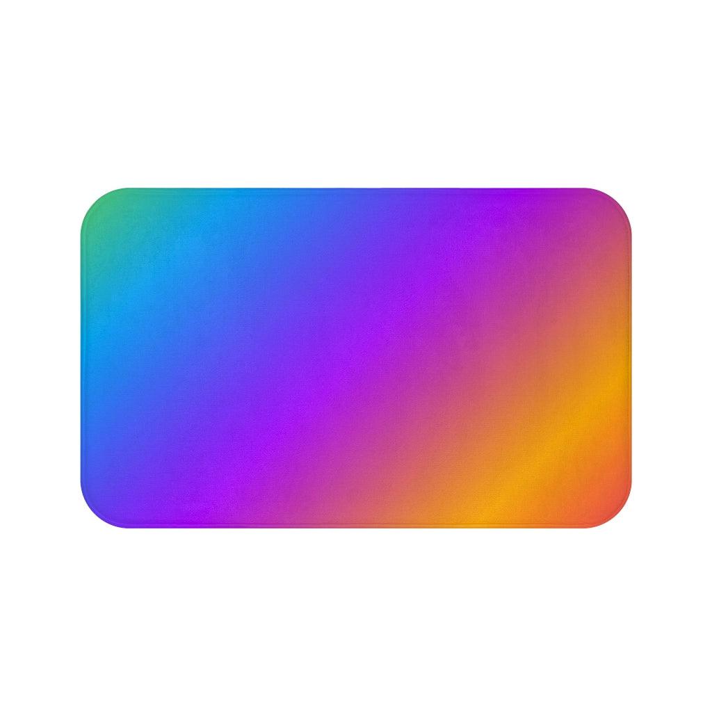 Rainbow Brightly Bath Mat - Swishgoods