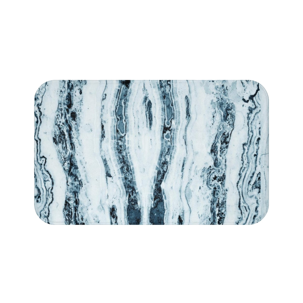 Spatial Blues Bath Mat - Swishgoods