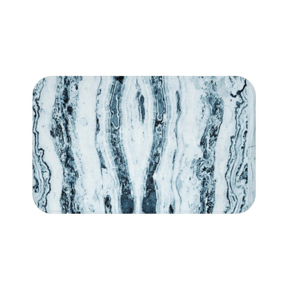 Spatial Blues Bath Mat - Swishgoods