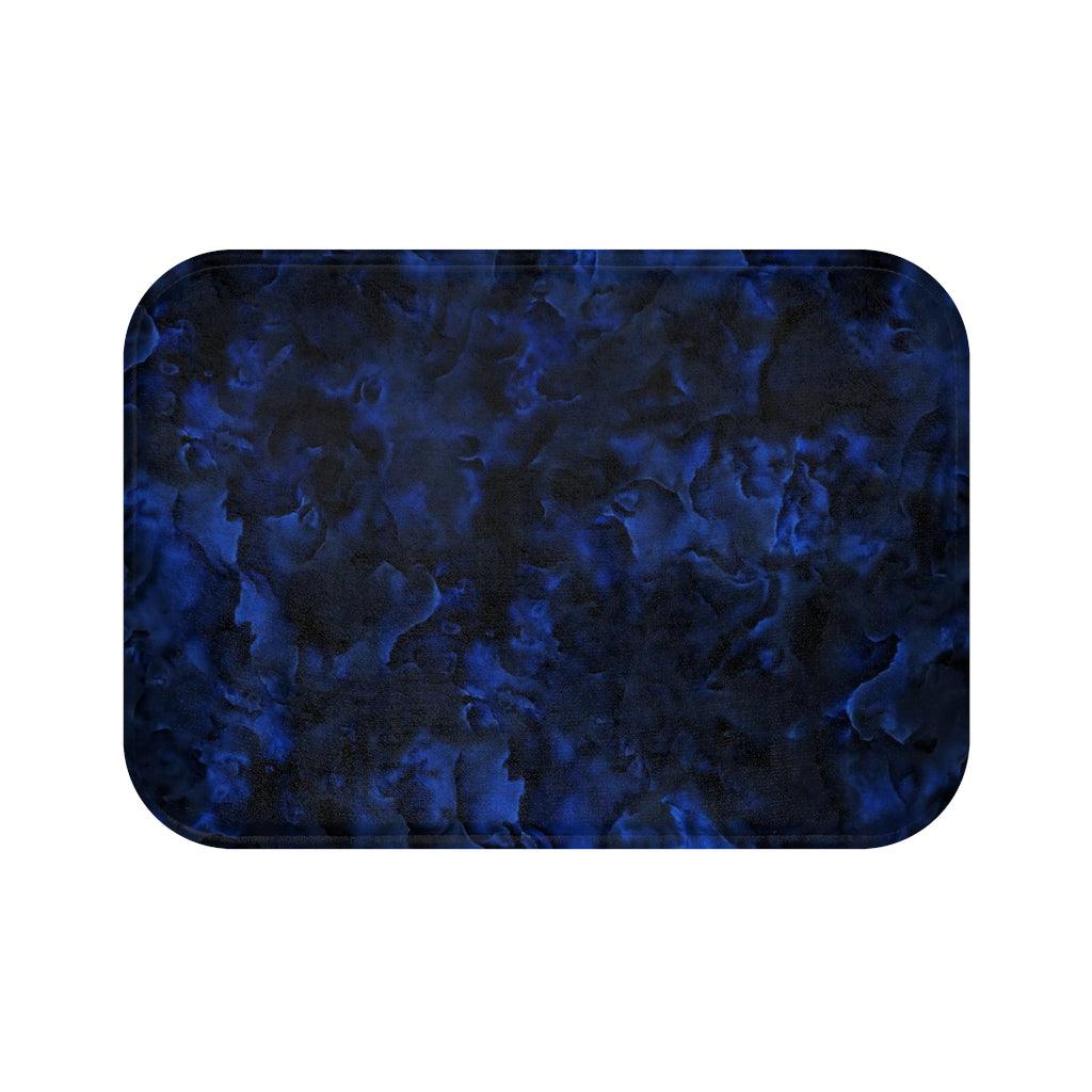 Midnight Bluesy Bath Mat - Swishgoods