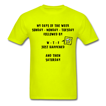 Days of the Week T-Shirt - Swishgoods